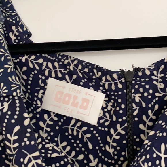 Stone Cold Fox Navy Elsa Dress Fern - Picture 7 of 8